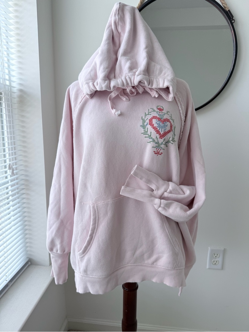 Free People Keepsake Oversized Hoodie in Heart Combo - Picture 4 of 12